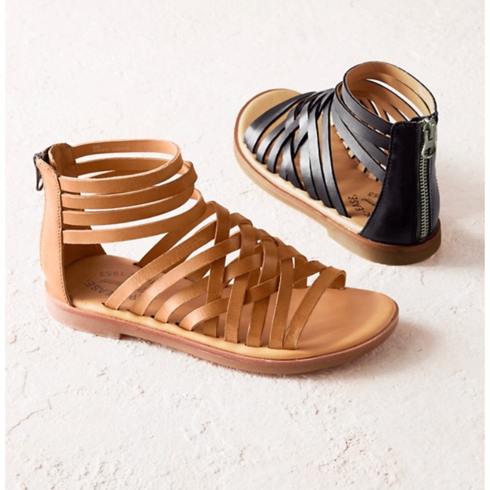 Brown Leather Gladiator Sandals (US size 7)